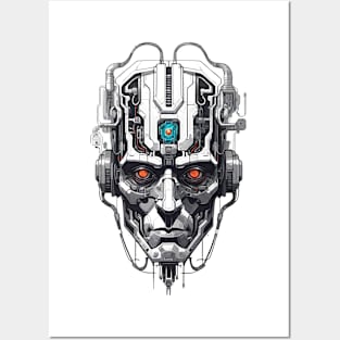 Abstract Cyborg Posters and Art